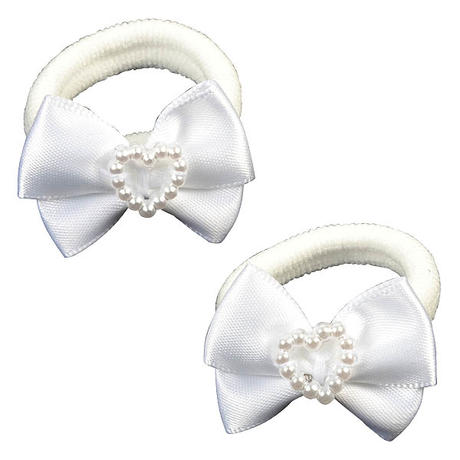 Solida Hair tie White, Per package 2 pieces