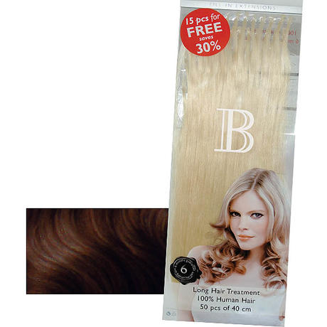 Balmain Fill-In Extensions Value Pack Natural Straight 6 Light Mocca