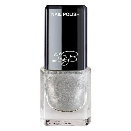 Lady B. Mini nail polish Shiny Silver, 5 ml