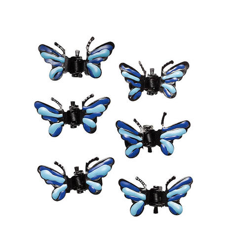 Dynatron Haarklammer Schmetterling Blau