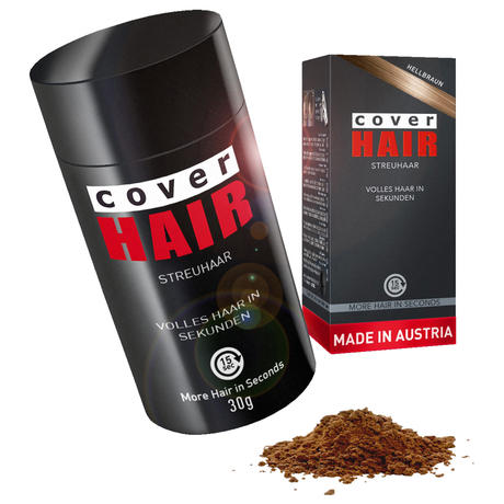 Cover Hair Cheveux à saupoudrer Light Brown, 30 g