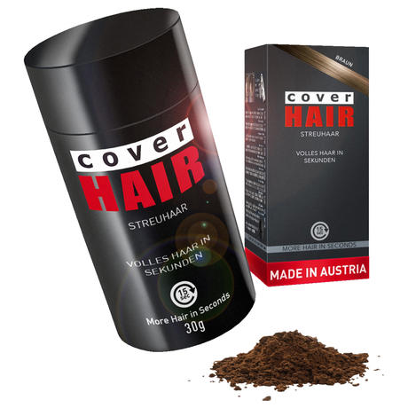 Cover Hair Cheveux à saupoudrer Brown, 30 g