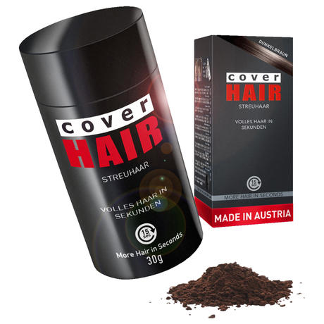 Cover Hair Cheveux à saupoudrer Dark Brown, 30 g