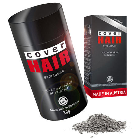 Cover Hair Cheveux à saupoudrer Light Grey, 30 g