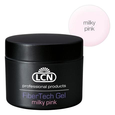 LCN FiberTech Gel Milky Pink, 20 ml
