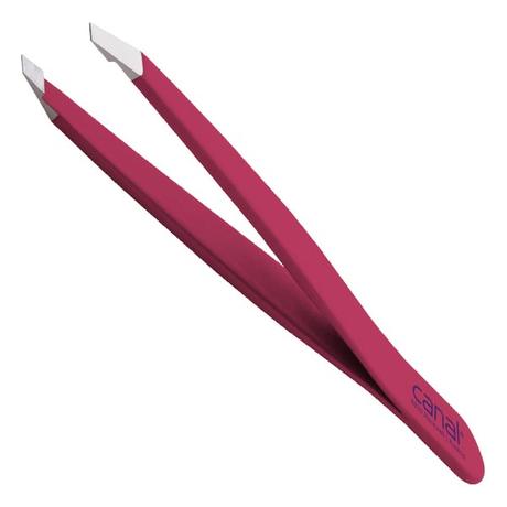 Canal Pince à cheveux, droite, fuchsia, inoxydable, 9 cm