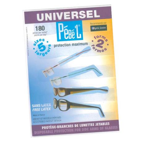 BHK Protectores de patillas para gafas 180 piezas