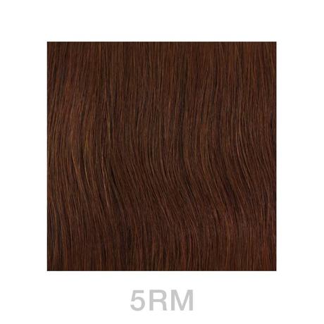 Balmain Fill-In Micro Ring Extensions 40 cm 5RM Light Mahogany Red Brown