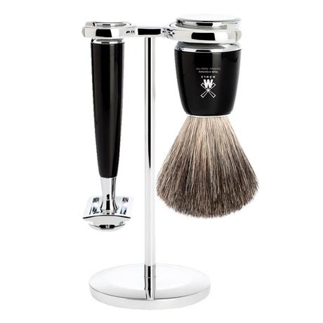 MÜHLE RYTMO Rasierset mit Rasierhobel Edelharz