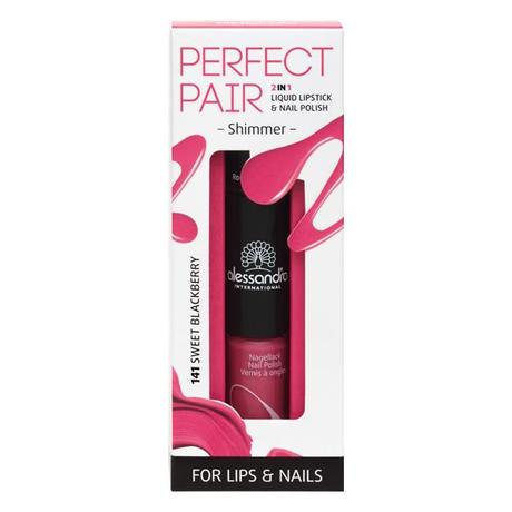 alessandro Perfect Pair 141 Sweet Blackberry Shimmer Weiches Rosa mit Pearl Touch