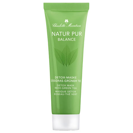 Charlotte Meentzen Natur Pur BALANCE Mascarilla Detox de Té Verde de Hierba Dulce
