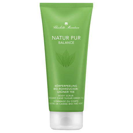 Charlotte Meentzen Natur Pur BALANCE Körperpeeling Bio-Rohrzucker-Grüner Tee