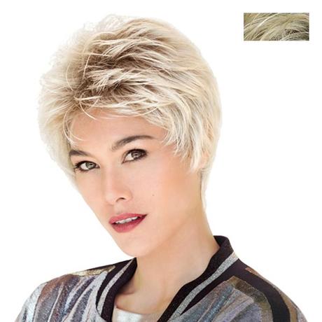 Gisela Mayer Parrucca di capelli sintetici Pia Biondo platino