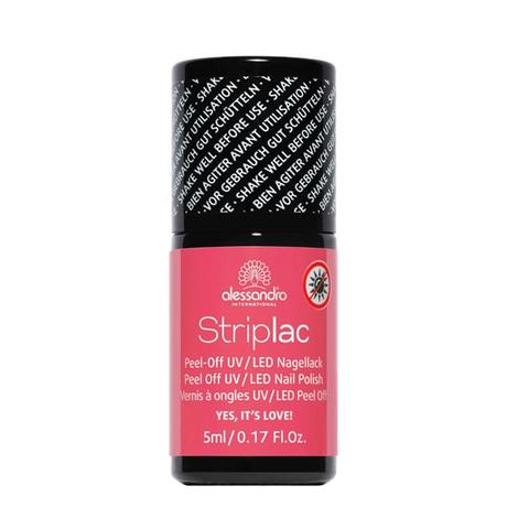 alessandro Striplac Powdery Pastels Yes, it's love Schimmerndes Rot-Rosa, 5 ml