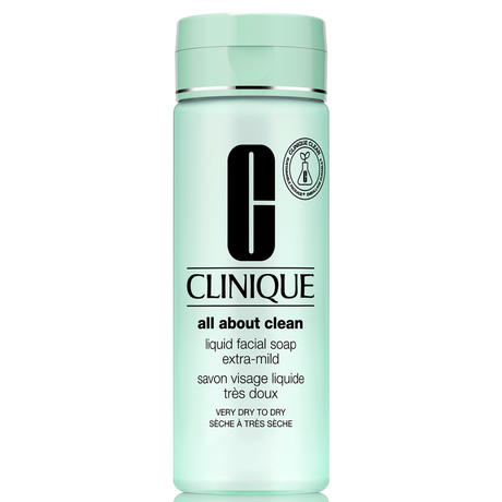 Clinique Liquid Facial Soap Extra-Mild sehr trockene bis trockene Haut, 200 ml