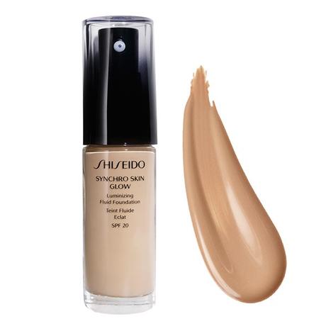 Shiseido Makeup Synchro Skin Glow Luminizing Fluid Foundation SPF 20 Neutral 4, 30 ml