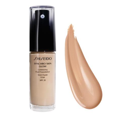 Shiseido Makeup Synchro Skin Glow Luminizing Fluid Foundation SPF 20 Rose 3, 30 ml