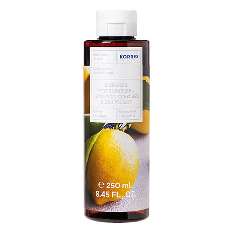 KORRES Gel de ducha revitalizante de limón y albahaca 250 ml