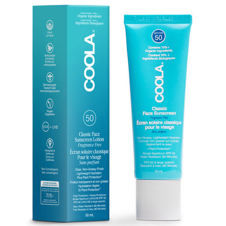 Coola Classic SPF 50 Face Lotion Fragrance-Free