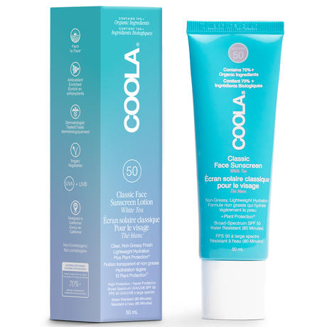 Coola Classic SPF 50 Face Lotion White Tea
