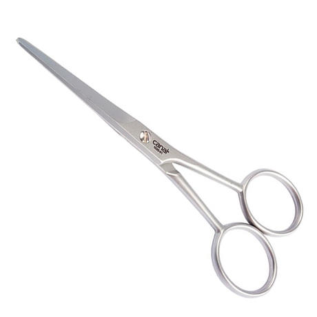Canal Bart- und Haarschere mit Mikroverzahnung rostfrei, 12 cm