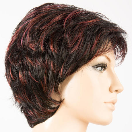 Ellen Wille HairPower Peluca de pelo sintético Keira mezcla de negro y berenjena