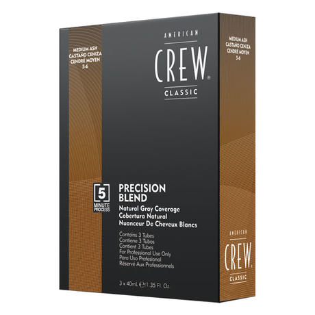 American Crew Presicion Blend Natural Gray Coverage Medium Ash, 3 x 40 ml