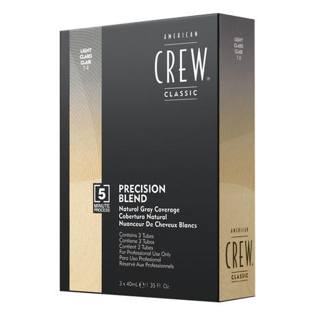 American Crew Presicion Blend Natural Gray Coverage Light, 3 x 40 ml
