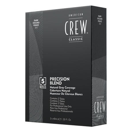 American Crew Presicion Blend Natural Gray Coverage Dark, 3 x 40 ml