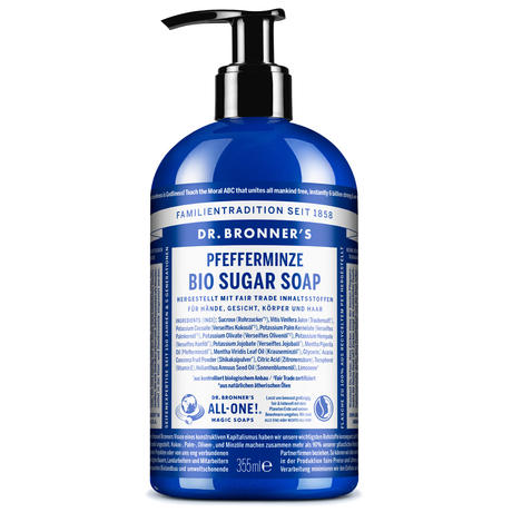 DR. BRONNER'S BIO SUGAR SOAP Menthe poivrée