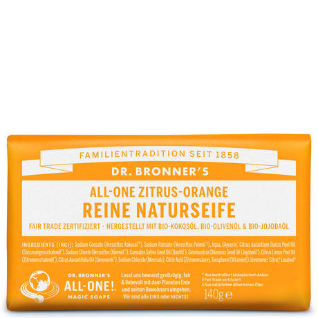 DR. BRONNER'S REINE NATURSEIFE Agrumes-orange