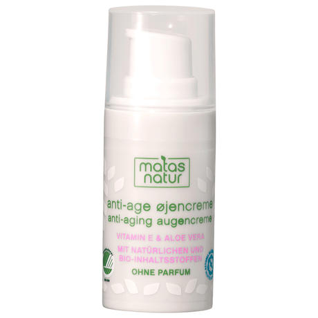 MATAS Natur Anti-Aging Augencreme mit Bio-Aloe Vera und Vitamin E