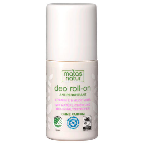 MATAS Natur Déodorant à bille à l'aloe vera bio et à la vitamine E