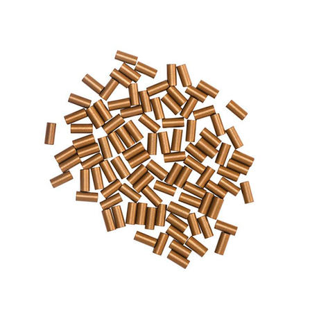 Balmain Micro Rings Light brown, Per package 100 pieces