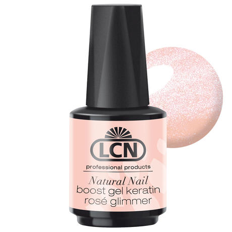 LCN Natural Nail Boost Keratin Advanced Rosé Glimmer 10 ml