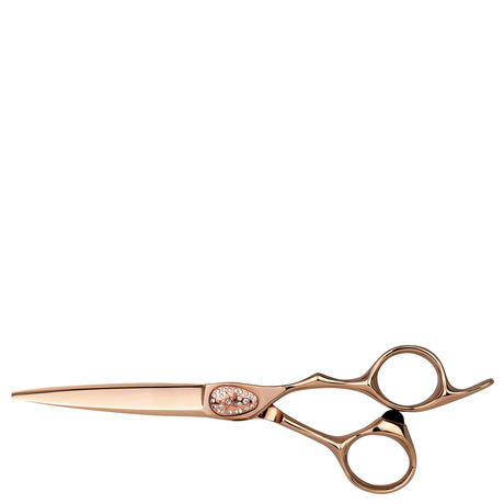 e-kwip + Forbici per capelli in titanio Primus 6" pink-gold