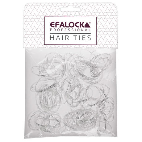 Efalock Rasta hair gum transparent thin/small