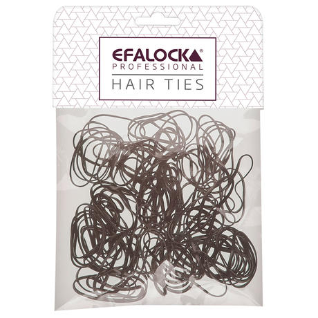 Efalock Rasta hair gum brown thin/small