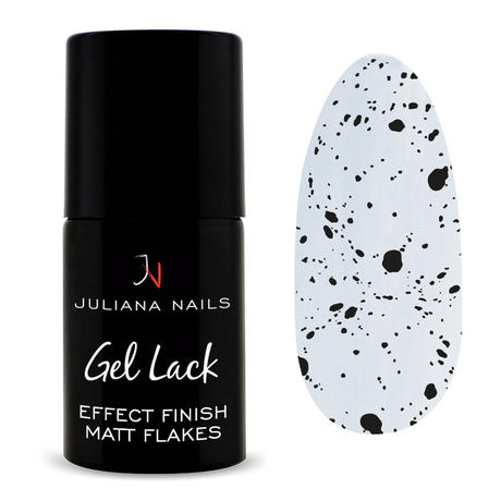 Juliana Nails Gel Lack Effect Finish Matt Flakes 6 ml