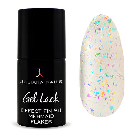Juliana Nails Gel Lack Effect Finish Mermaid Flakes 6 ml