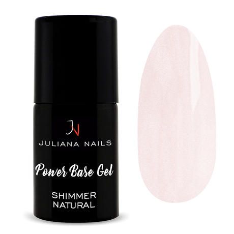 Juliana Nails Power Base Gel Shimmer Natural 6 ml