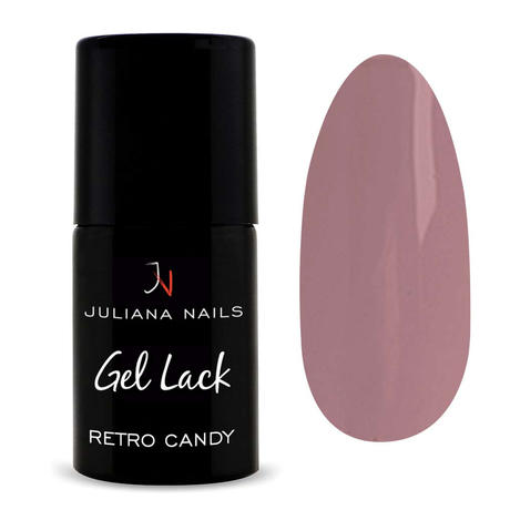 Juliana Nails Gel Lack Nude Retro Candy, bouteille 6 ml