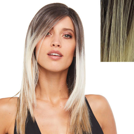Gisela Mayer Perruque en cheveux synthétiques Rosi Blonde clair balayage
