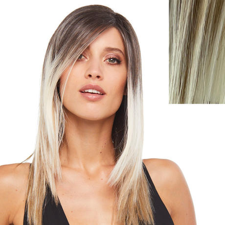 Gisela Mayer Perruque en cheveux synthétiques Rosi Blonde platine balayage