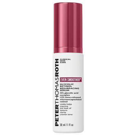 PETER THOMAS ROTH CLINICAL SKIN CARE EVEN SMOOTHER GLYCOLIC RETINOL RESURFACING SERUM