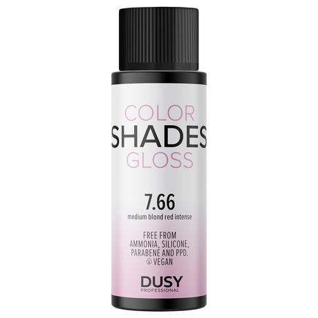 dusy professional Color Shades Gloss 7,66 Rubio Medio Rojo Intensivo 60 ml