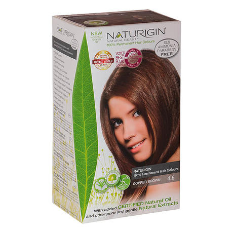 Naturigin Permanent Hair Color Cream Set 4.6 Copper Brown