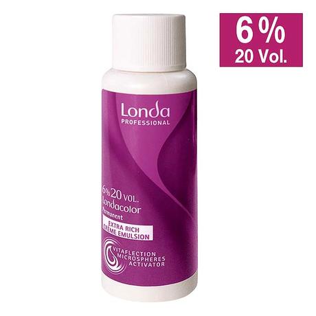 Londa Professional Crème d'oxydation pour la couleur des cheveux Londacolor concentration 6 %, 60 ml