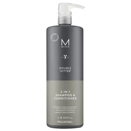 Paul Mitchell Mitch Double Hitter 2-in-1 Shampoo & Conditioner 1 Liter