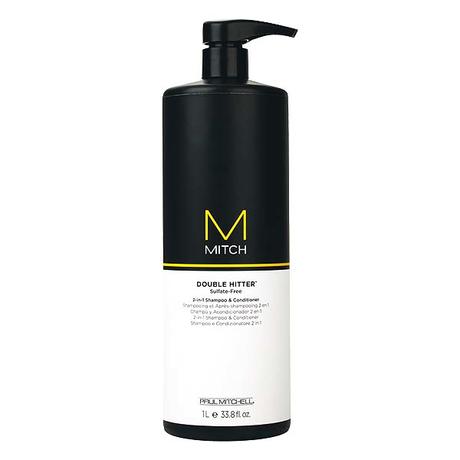 Paul Mitchell Mitch Double Hitter 2 in 1 Shampoo and Conditioner 1 liter